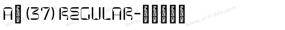 A萍 (37) REGULAR字体转换